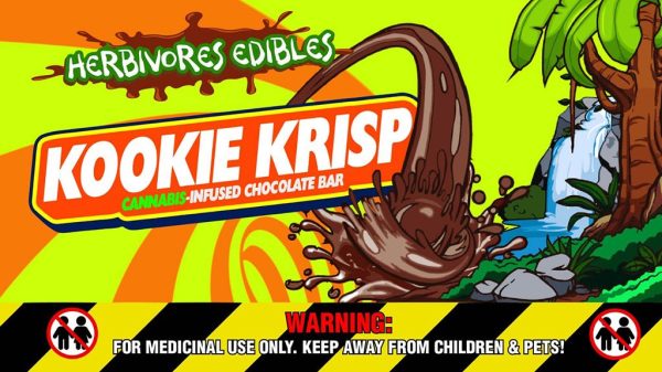 Buy Herbivores Edibles - Kookie Krisp Chocolate Bars at BudExpressNOW Online Shop