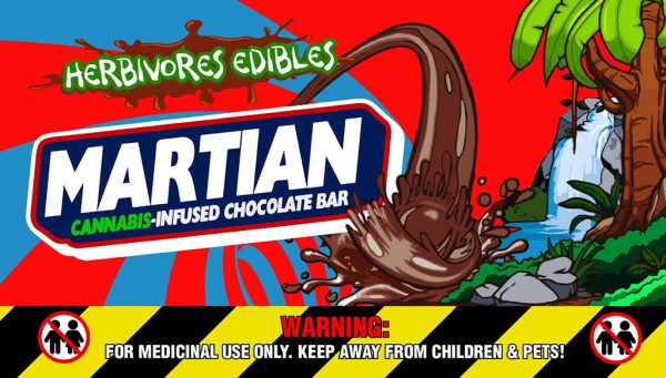 Buy Herbivores Edibles - Martian Chocolate Bars at BudExpressNOW Online Shop