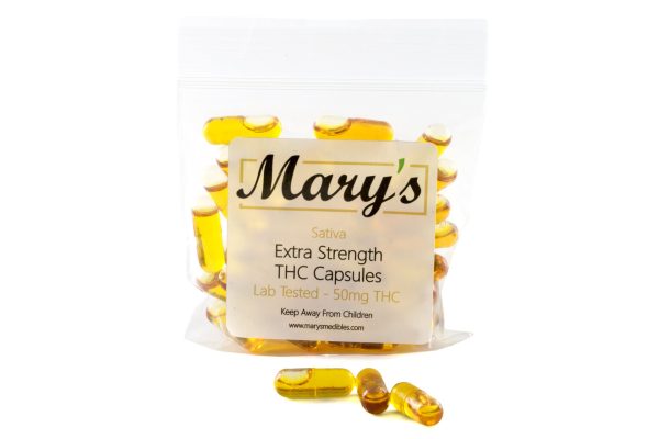 Buy Mary's Medibles - THC Capsules 50mg (Sativa) at BudExpressNOW Online Shop