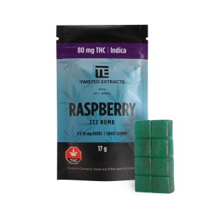 Buy Twisted Extracts - Blue Raspberry ZZZ Bombs : 80MG THC at BudExpressNOW Online Shop