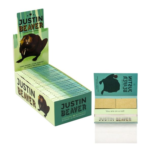 Buy Justin Beaver Rolling Hemp Papers Slow Burning at BudExpressNOW Online Shop