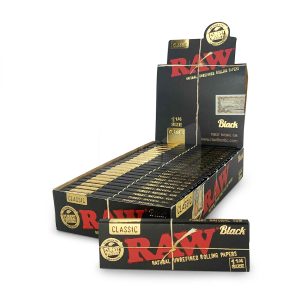 Buy Raw Hemp Classic Black Rolling Paper at BudExpressNOW Online Shop
