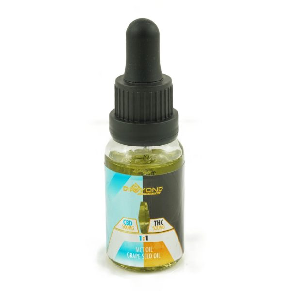 Buy Diamond Concentrates - 1:1 (500mgCBD:500mgTHC) Tincture - Raw at BudExpressNOW Online Shop