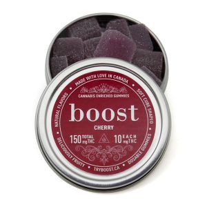 Buy Boost Edibles - THC Gummies - Cherry - 150mg at BudExpressNow Online Shop