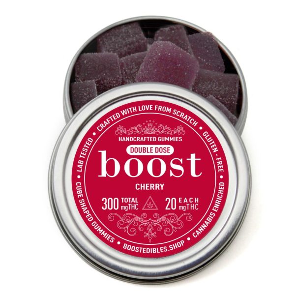 Buy Boost Edibles - THC Gummies - Cherry - 300mg at BudExpressNow Online Shop