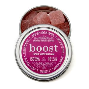 Buy Boost Edibles - THC Gummies - Sour Watermelon - 150mg at BudExpressNow Online Shop