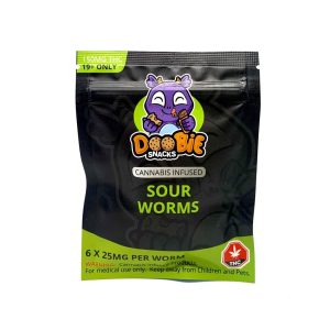 Buy Doobie Snacks - Sour Worms 150mg THC at BudExpressNow Online Shop