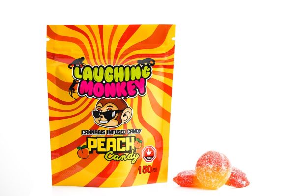 Buy Laughing Monkey - Peach 150MG THC at BudExpressNOW Online Shop