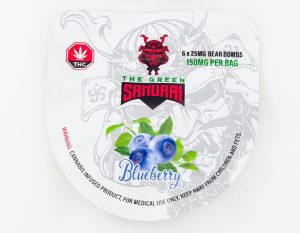 Buy The Green Samurai - Blueberry Bear Bombs 150MG THC at BudExpressNOW Online Shop