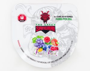 Buy The Green Samurai - Fruit Pack Bear Bombs 150MG THC at BudExpressNOW Online Shop