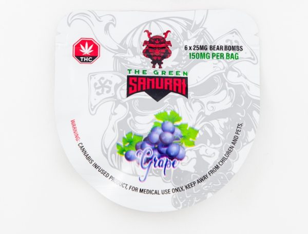 Buy The Green Samurai - Grape Bear Bombs 150MG THC at BudExpressNOW Online Shop