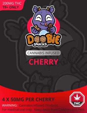 Buy Doobie Snacks - Sour Cherry 200mg THC at BudExpressNow Online Shop