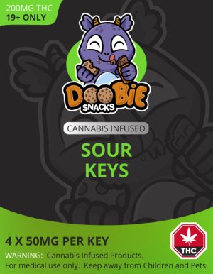 Buy Doobie Snacks - Sour Keys 200mg THC at BudExpressNow Online Shop