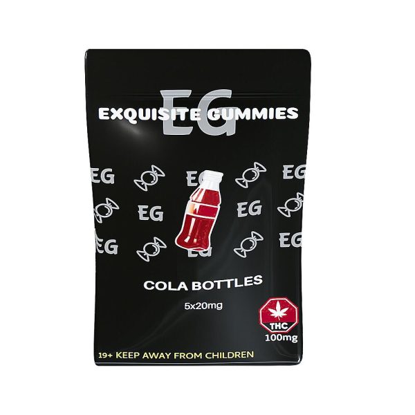 Buy Exquisite Gummies - Cola Bottles 100MG THC at BudExpressNOW Online Shop