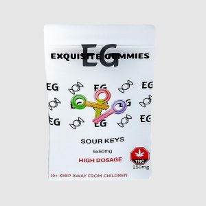 Buy Exquisite Gummies - Sour Keys 250MG THC at BudExpressNOW Online Shop