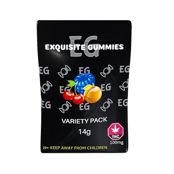 Buy Exquisite Gummies - Variety Pack 100mg THC at BudExpressNOW Online Shop