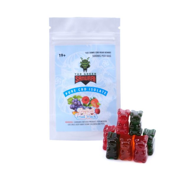 Buy The Green Samurai - Tropical Fruit Pack 500mg CBD at BudExpressNOW Online Shop