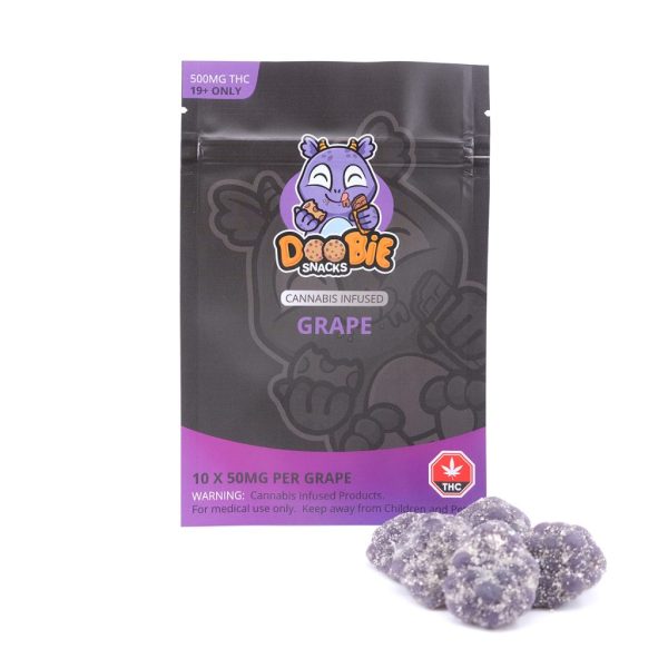 Buy Doobie Snacks - Grape 500mg THC at BudExpressNow Online Shop