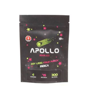 Buy Apollo Edibles - Key Lime/Fruit Punch Shooting Stars 300mg THC Indica at BudExpressNow Online