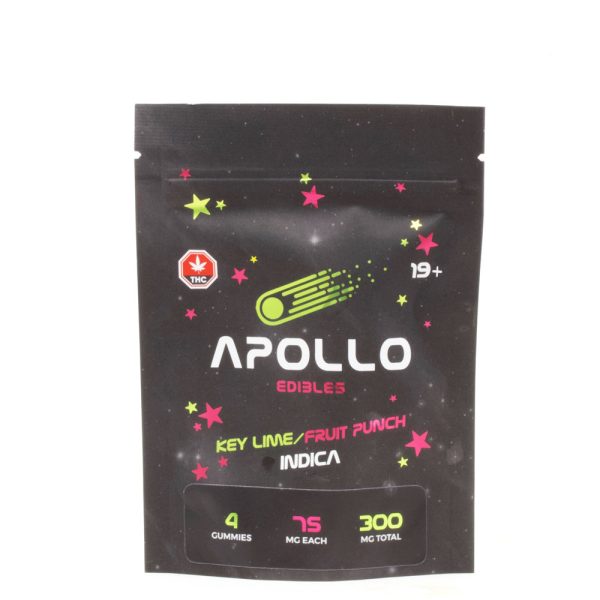 Buy Apollo Edibles - Key Lime/Fruit Punch Shooting Stars 300mg THC Indica at BudExpressNow Online