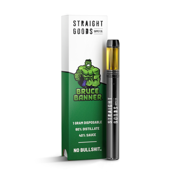 Buy Straight Goods - Bruce Banner Disposable (Hybrid) at BudExpressNOW Online Shop