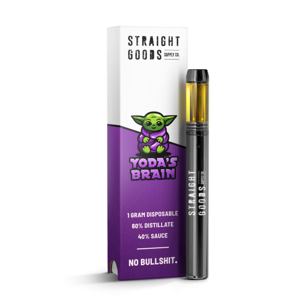 Buy Straight Goods - Yoda's Brain Disposable (Indica) at BudExpressNOW Online Shop