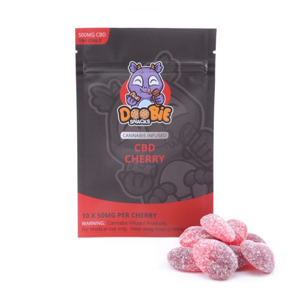 Buy Doobie Snacks - Cherry 500mg CBD at BudExpressNow Online Shop