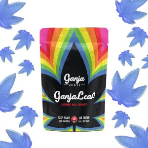 Buy Ganja Edibles - Ganja Leaf Blue Raspberry 1250MG THC at BudExpressNOW Online Shop