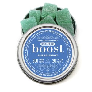 Buy Boost Edibles - THC Gummies - Blue Raspberry - 300mg at BudExpressNow Online Shop