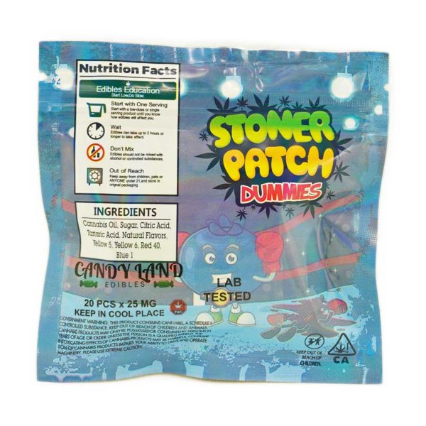 Buy Stoner Patch Dummies Blueberry Flavour 500MG at BudExpressNOW Online Shop