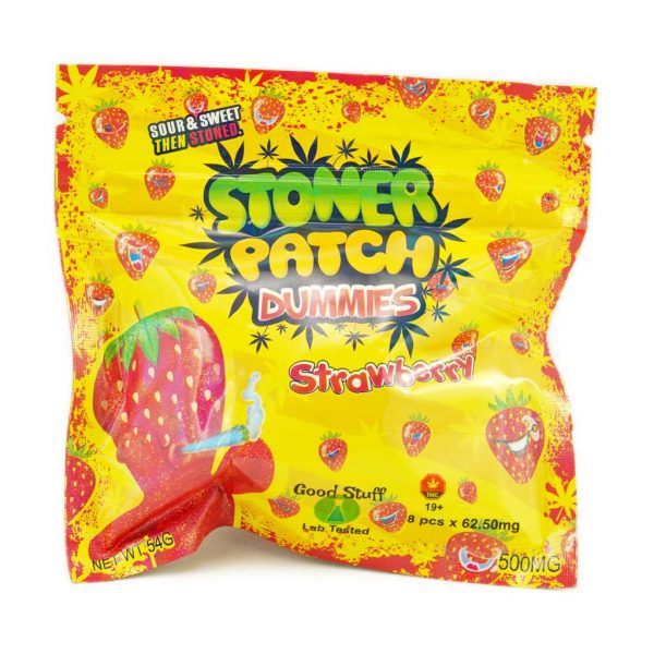 Buy Stoner Patch Dummies Strawberry Flavor 500MG at BudExpressNOW Online Shop