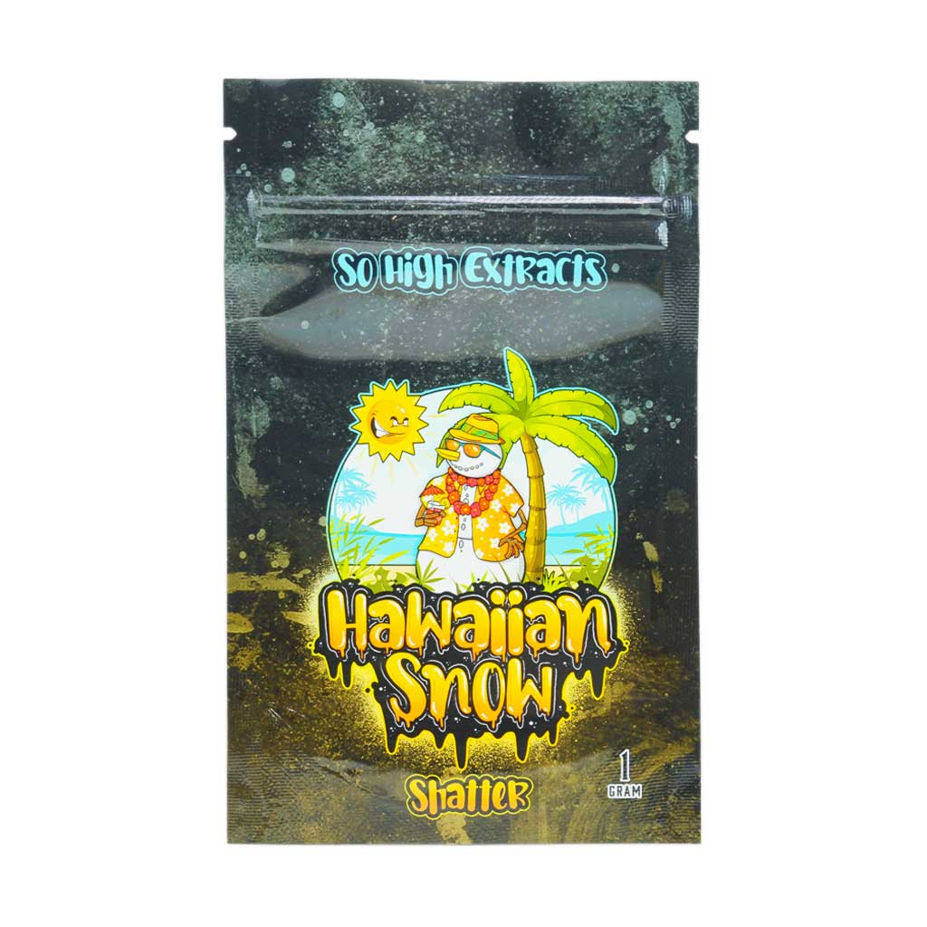 Buy So High Extracts Premium Shatter - Hawaiian Snow at BudExpressNOW Online