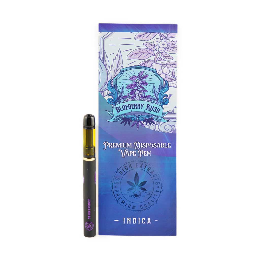 Buy So High Extracts Disposable Pen - Blueberry Kush 1ML (Indica) at BudExpressNOW Online Shop