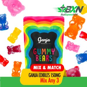 Buy Ganja Edibles - Mix N Match 3 Gummy Bears Regular & Sour at BudExpressNOW Online Shop