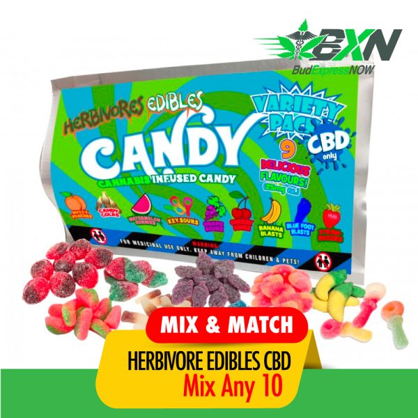 Buy Herbivore Edibles - Mix N Match 10 CBD Gummies at BudExpressNOW Online Shop