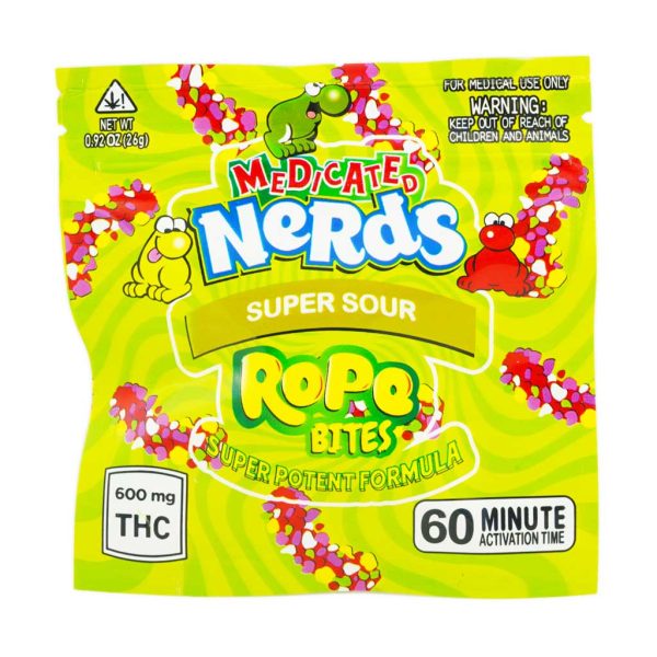 Buy Nerd Rope Bites Super Sour 600MG THC at BudExpressNOW Online Shop