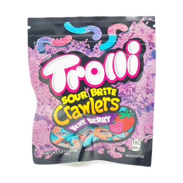 Buy Trolli - Sour Brite Crawlers Very Berry 600MG THC at BudExpressNOW Online Shop