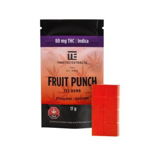 Buy Twisted Extracts Fruit Punch ZZZ Bomb 80mg THC at BudExpressNOW Online Shop