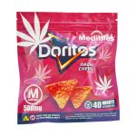 Medibles edible weed candy front. Doritos Nacho Cheese weed edibles 500mg THC. Buy edibles online. edibles canada. weed edibles. marijuana edibles canada.