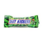 Front label of Shit Kickers weed chocolate THC edibles. thc chocolate. chocolate bar edibles. chocolate edibles. weed chocolate bar.