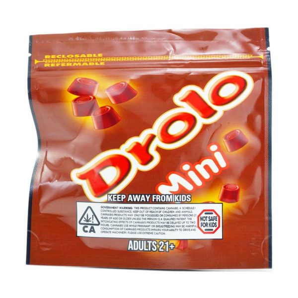 Drolo Mini's weed chocolate edibles with THC. chocolate bar weed. best chocolate edibles from online dispensary Canada Bud Express Now.