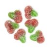 Weed gummies sour cherry blaster 150mg THC for sale online in Canada. Buy marijuana gummies by Get Wrecked Edibles.