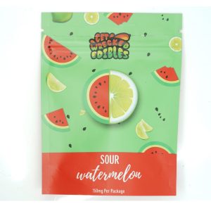 Get wrecked weed edibles sour watermelon flavour. Buy marijuana edibles online in Canada from Bud Express Now cheap weed online dispensary.