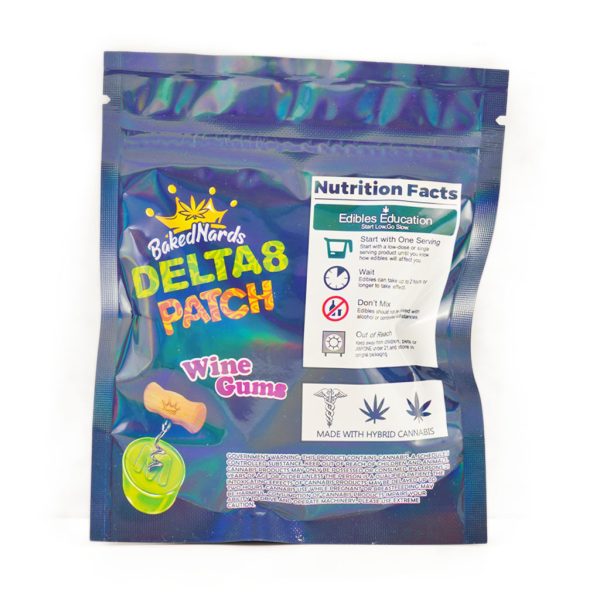Buy Baked Nards - Delta 8 Patch Wine Gums 500mg THC at BudExpressNOW Online Shop