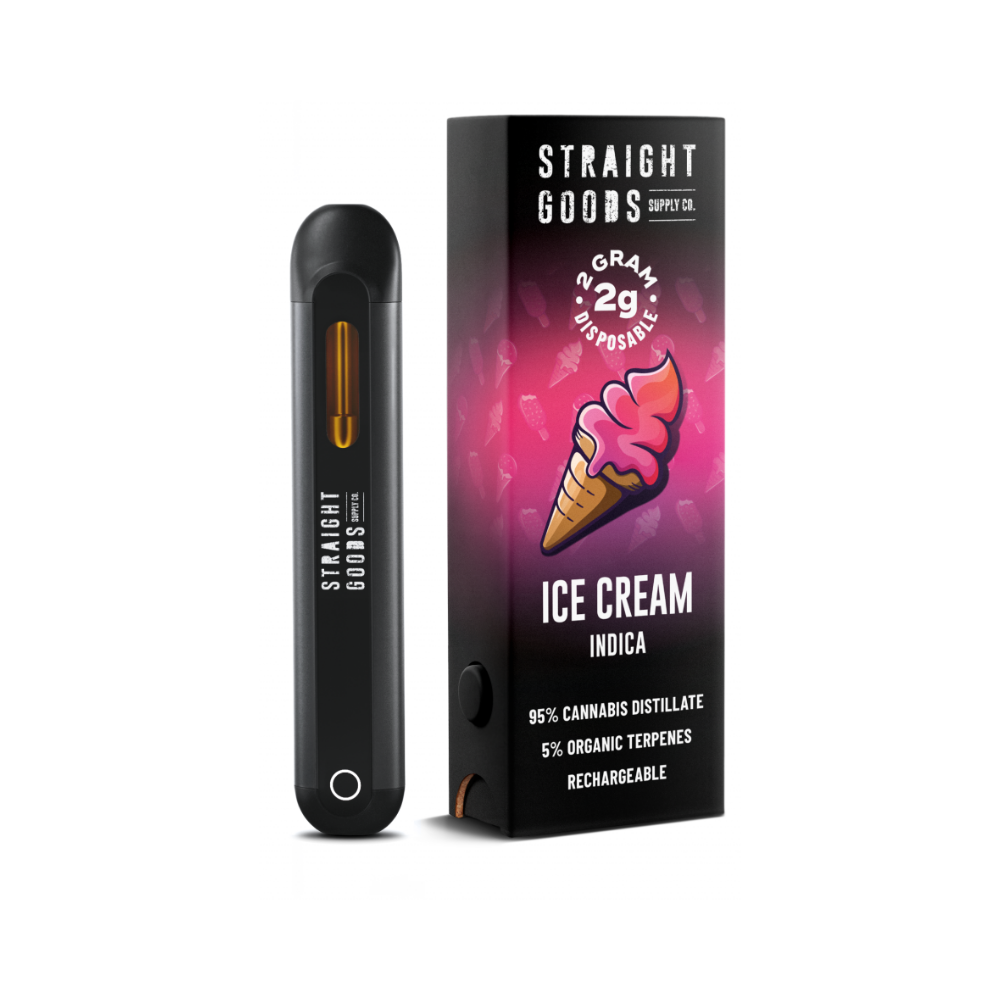 Straight Goods - Ice Cream 2G Disposable Pen (Indica)