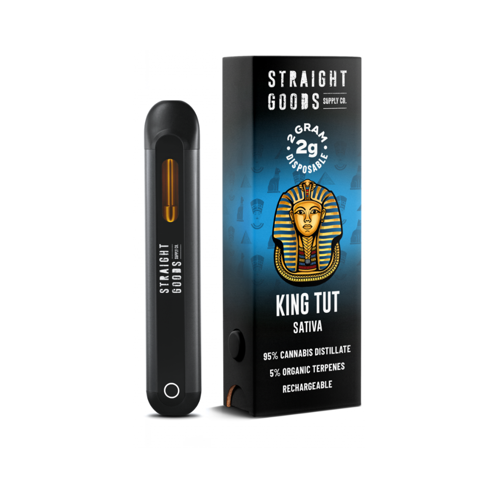 Buy Straight Goods - King Tut 2G Disposable Pen (Sativa) at BudExpressNOW Online Shop