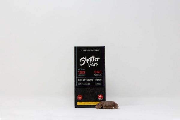 Buy Euphoria Extractions - Shatter Bar - Milk Chocolate (Indica) at BudExpressNOW Online Shop