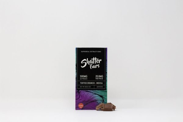 Buy Euphoria Extractions - Shatter Bar - Toffee Crunch (Indica) at BudExpressNOW Online Shop