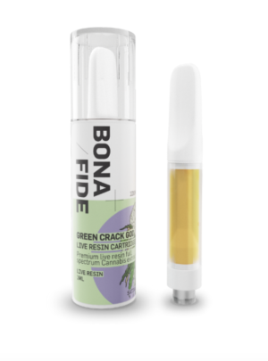 Buy Bonafide – Live Resin Cartridge - Green Crack God 1000MG THC at BudExpressNOW Online Shop
