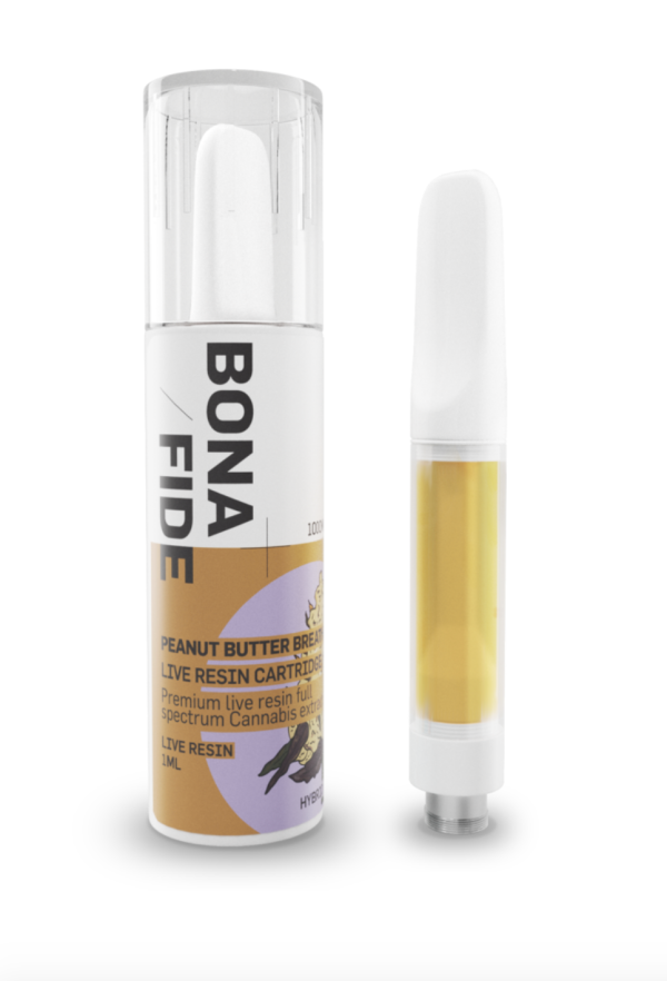 Buy Bonafide – Live Resin Cartridge - Peanut Butter Breath 1ML THC at BudExpressNOW Online Shop
